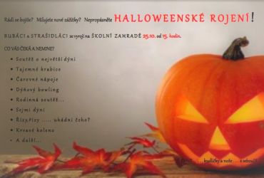 CO SE CHYSTÁ VE ŠKOLE? HALLOWEENSKÉ ROJENÍ!