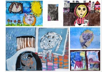 Výtvarná soutěž - Kočka leze dírou, pes oknem