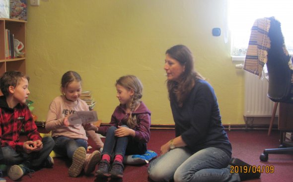 Čtenářská dílna v obecní knihovně