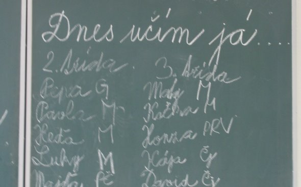  Dnes učím já - děti vedou výuku
