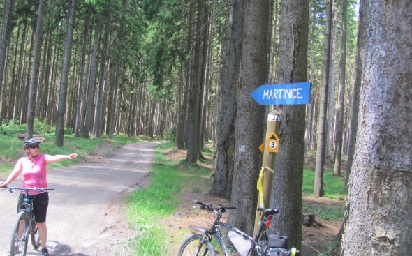 Martinice - Terezka - cyklovýlet páté třídy