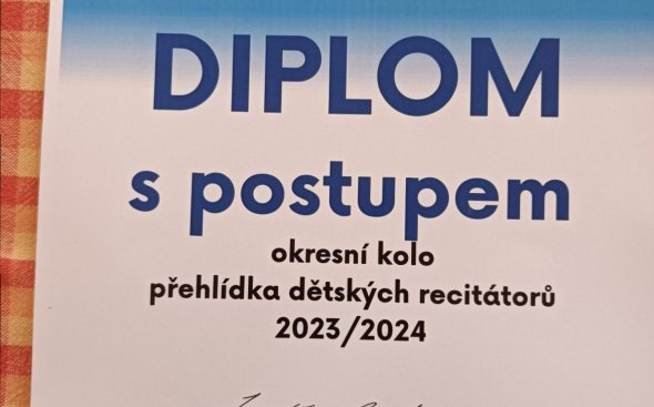 RECITAČNÍ SOUTĚŽ - okresní kolo